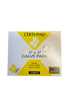Certi-Non Stick Pads - 2" x 3" - 25/Box - 231-003