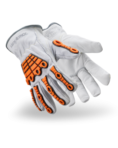 HexArmor Chrome SLT #4060-L, A5 Cut, Punc 4, Impact 2, Arc Flash 2 Leather  Size: Large