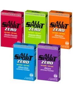 All Sport Zero Sticks, Low Calorie, ZERO Sugar, Electrolyte Sports Drink Mix, Vending Pack (Variety Pack, Case of 150 Sticks) #41115