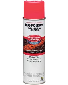 pink construction marking paint