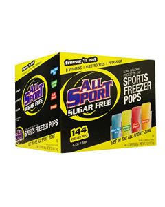 All Sport | Sugar-Free | Hydration Freezer Pops | Variety Pack | 3 Ounce (Pack of 144)