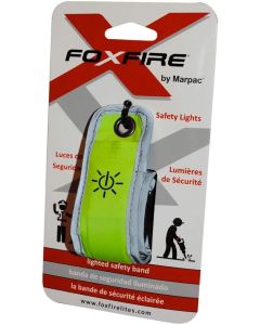 green lighted safety band