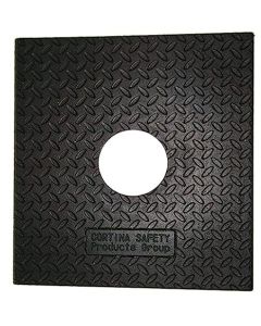 black rubber delineator base