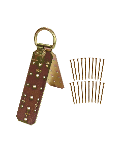 FallTech Reusable, Hinged Roof Anchor with Heavy Duty D-ring; Includes hardware - 7410	