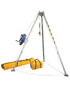 FALLTECH, 8FT TRIPOD KIT W/ 7281 3-WAY SRL-R  60 FT GALV. & STOTAGE BA - Confined Space/Rescue:7508