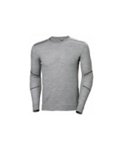 Helly Hansen Lifa Merino Grey Crewneck - 75106-930-XL