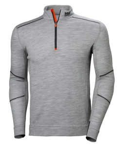 Helly Hansen Lifa Merino Grey 1/2 zip - 75107-930-2X