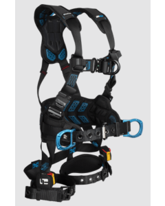 FallTechFT-One® 4D Construction Climbing Full Body Harness, Tongue Buckle Leg Adjustments - 8127BFD