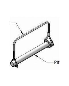 BlueWater Mfg. Secure Pin For Rail System 3/8 X 3-1/2 - 100076
