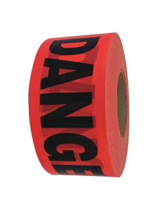 black and red danger tape
