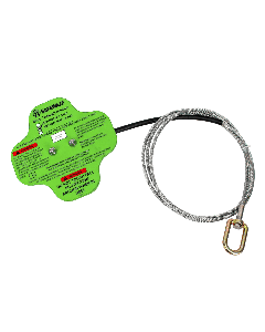 SAFEWAZE, 2 FT DROP-THROUGH CABLE ANCHOR , 5K OVERHEAD ANCHOR - 020-4020