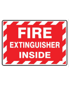 fire extinguisher sign