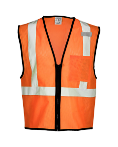 Kishigo 1520 Economy Class 2 Mesh Safety Vest - Orange - 2X/3X