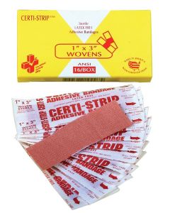 Certified Safety Certi-Strips - Woven - Knuckle - 50/Box,  220-220