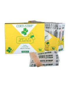 Certified Safety Certi-Strips - Plastic - 3/4" x 3" - 50/Box - 220-173