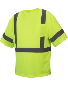 Pyramex RTS33 Series Class 3  Lime T-shirt-- RTS3310-M
