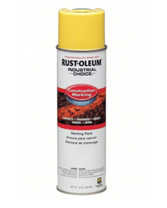Rust-Oleum M1400 Construction Marking Hi Visibility Yellow GLOSS 17 OZ sold by the can