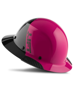 Lift Safety DAX Fiber Resin Full Brim Hard Hat - Pink Black HDF50-21PK	