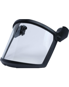 Pyramex SL T2 Type II Safety Helmet Accessory Clear Face Shield With Clips-HPT2FV10