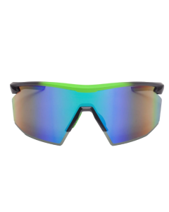 Pyramex PMXSPEC® Safety Glasses Matte Black/Green Frame With Green Mirror Antifog Lens