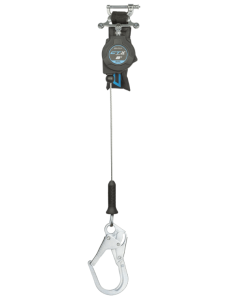 83208SP3 - 8' CTX™ Cable Class 2 Leading Edge Personal SRL-P, Single-leg with Steel Rebar Hook
