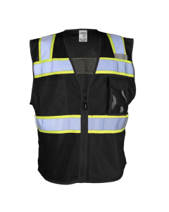 Kishigo EV Series Enhanced Visibility 3 Pocket Mesh Vest - B150