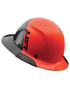 DAX Carbon Fiber Full Brim 50-50 (Orange/Black) LIFT, HDF50C-19OC