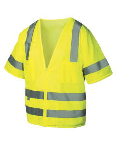 Pyramex RVZ3110 Type R Class 3 Mesh Safety Vest - Yellow/Lime