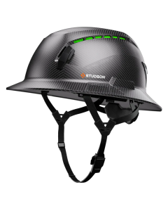 Studson SHK-1 Full Brim Vented Class C Type II Carbon Hard Hat - SHK1-FB-CCF
