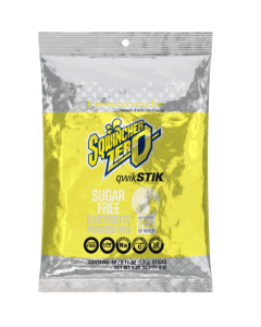 Sqwincher® .11 Ounce Lemonade Flavor Qwik Stik™ ZERO Powder, 50/PKG - 	159060103-LA