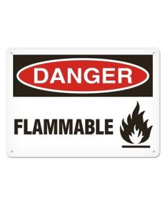 danger flammable sign