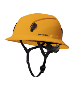 Studson SHK-1 Full Brim Vented Class E Type II Gold Hard Hat - SHK1-FB-E-GLD