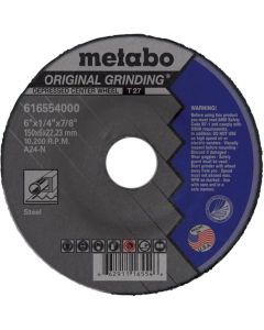 Wheel, Grinding, 4-1/2 x 1/4 x 7/8 T27 A24N, Original Series