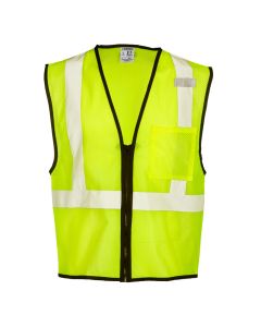 Kishigo 1519 Economy Type R Class 2 Mesh Safety Vest - Yellow/Lime