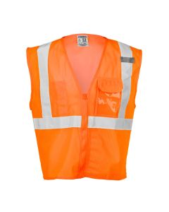 Kishigo 1533 Clear ID Safety Vest - Orange