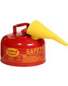 2 Gal. Red Flammable Safety Can, W/ FUNNEL - UI-20-FS