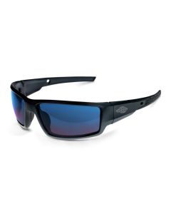CROSSFIRE CUMULUS Matte Black Frame - Blue Mirror Lens, SOLD BY THE EACH  12/ BOX - 41626