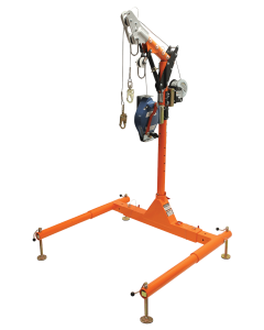 FallTech 5pc Confined Space Davit System 12" to 29" with 60' Winch and - Confined Space/Rescue:6050428WR