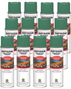 Rust-Oleum Marking Paint M1400, 17 oz.  Safety Green. CASE OF 12 