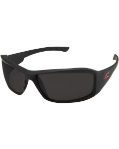 Edge Eyewear Brazeau Torque Matte Black with Gray Vapor Shield Glasses - XB136VS