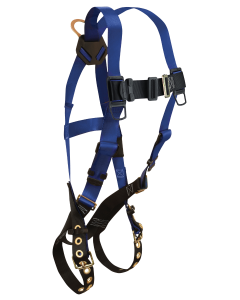Contractor Non-belted Harness with 1 Back D-ring; Tongue Buckle Legs a - 7016-X/2XL