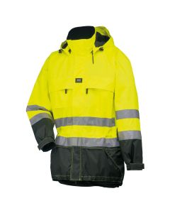 Hi-Vis Jacket with waterproof, windproof and breathable fabric. Reflec - 	71374-2XL