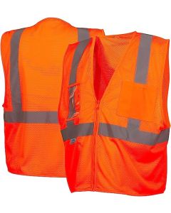 class 2 orange vest size XL
