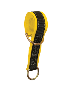 FallTech 4' Web Pass-through Anchor Sling with 2 D-rings and 3"  - 7348	
