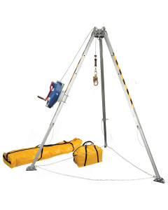 FALLTECH, 8FT TRIPOD KIT W/ 7281 3-WAY SRL-R  60 FT GALV. & STOTAGE BA - Confined Space/Rescue:7508