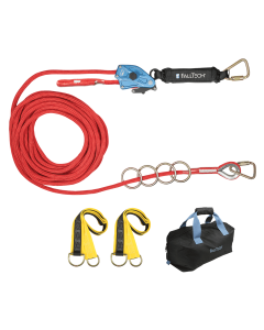 FallTech 30' 4-person Temp Rope HLL System w/Energy Absorber - 772030