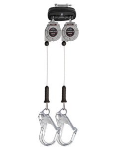 9' Twin-leg with aluminum rebar hook lifeline connectors - 83909TP5
