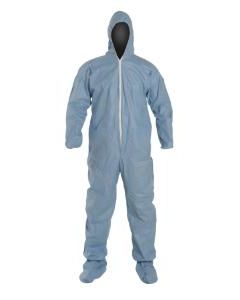 DuPont Tempro Series 120S Coverall have a front zipper closure and a c - TM122SBU-3XL	