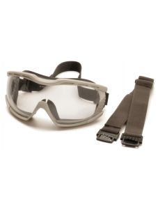 CAPSTONE 600, GOGGLE, CHEMICAL SPLASH RATED, FITS OVER MOST RX GLASSES, CLEAR H2X ANTI FOG COATING - G604T2