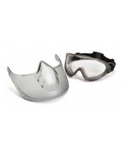 Clear H2X Anti-Fog Lens with Face Shield CAPSTONE MONO GOGGLE - GG504TSHIELD